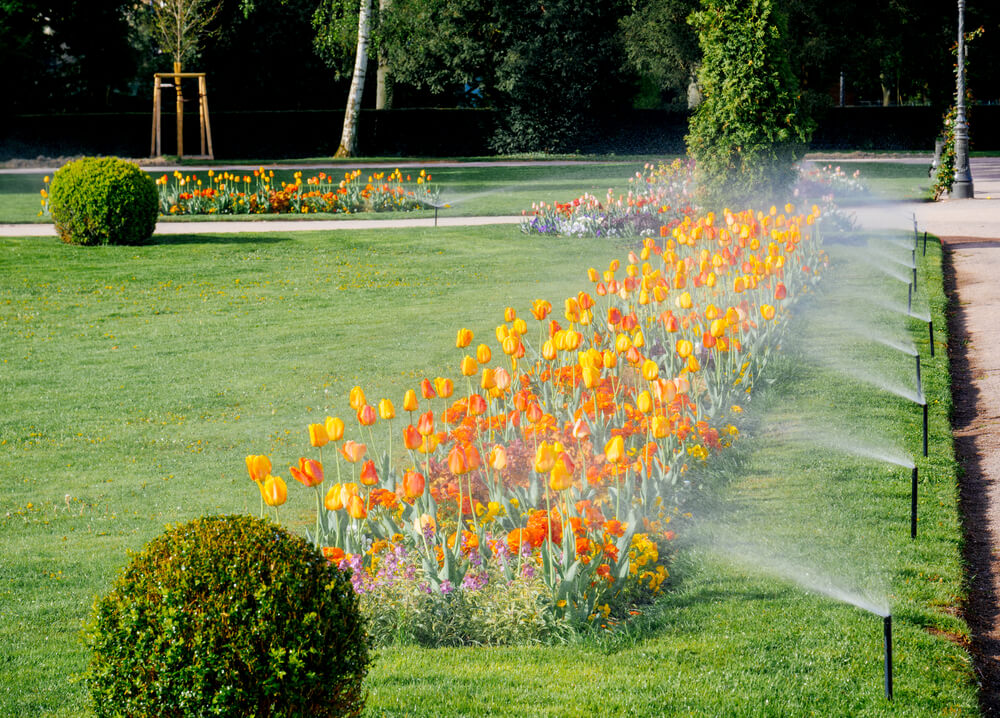 sistema de irrigação automatizado para jardins